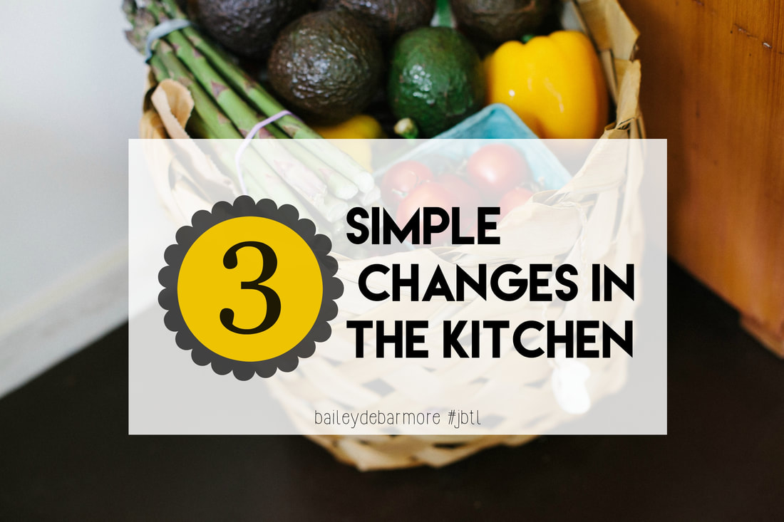 3 Simple Changes in the Kitchen from Bailey DeBarmore at #JBTL