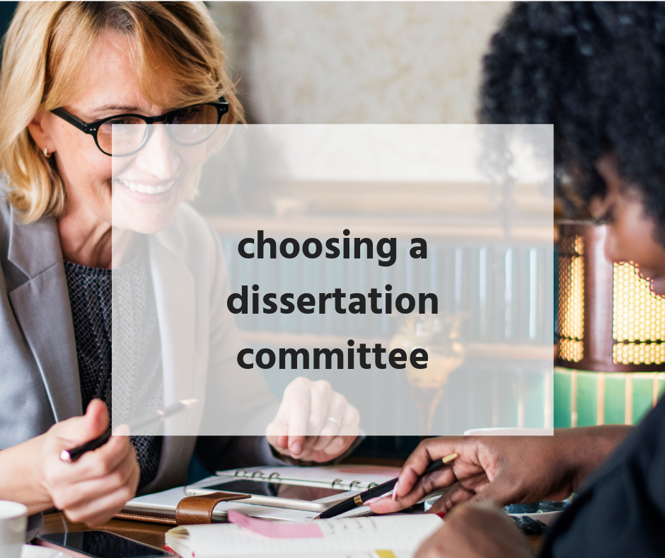 How to Choose your Dissertation Committee