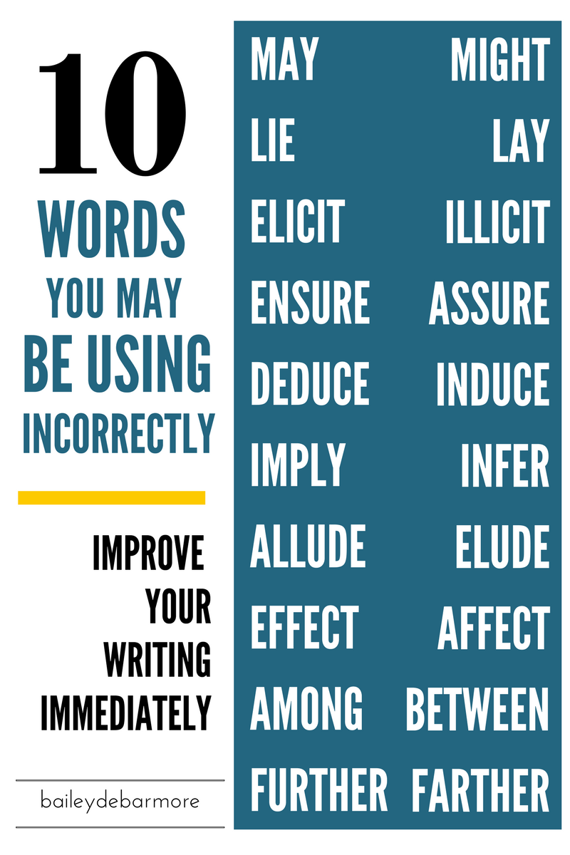 10 Words You May Mix Up